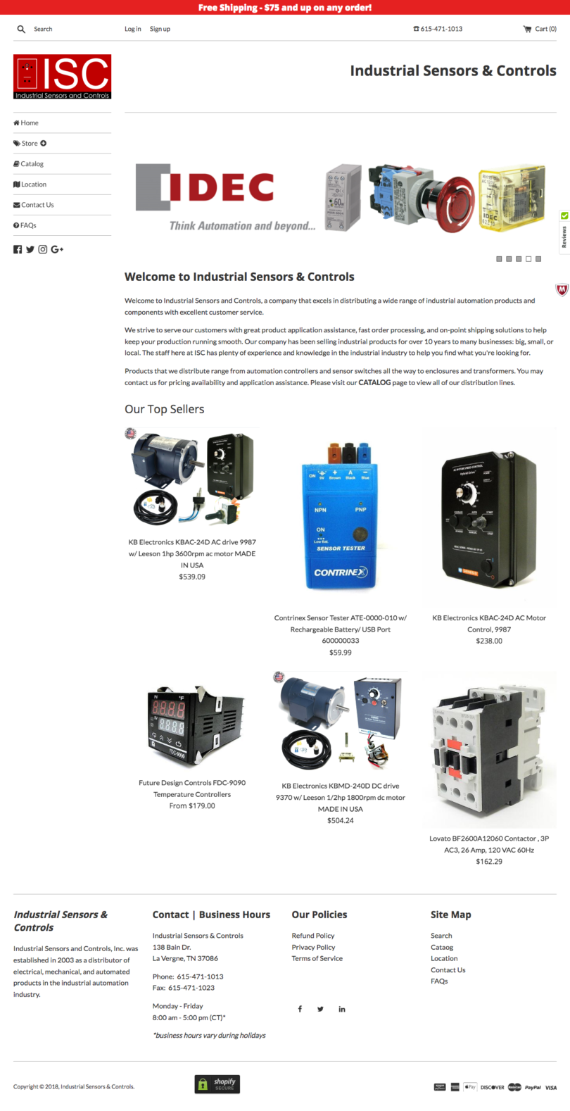 Industrial Sensors & Controls
